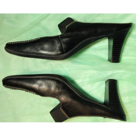 Vintage 2K Slide On Mule Heel Closed Toe - Picture 7 of 16